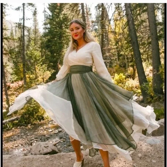 RARE Ivy City Co Green Woodland Dress BNWT - Picture 6 of 13